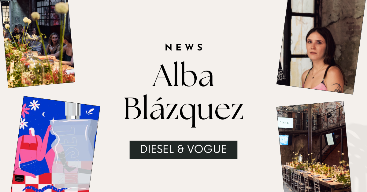 Totte | 新ブランドDeCasaのアーティスト『Alba Blázquez』が「Vogue」x「新生Diesel」の新作フレグランスとコラボ！