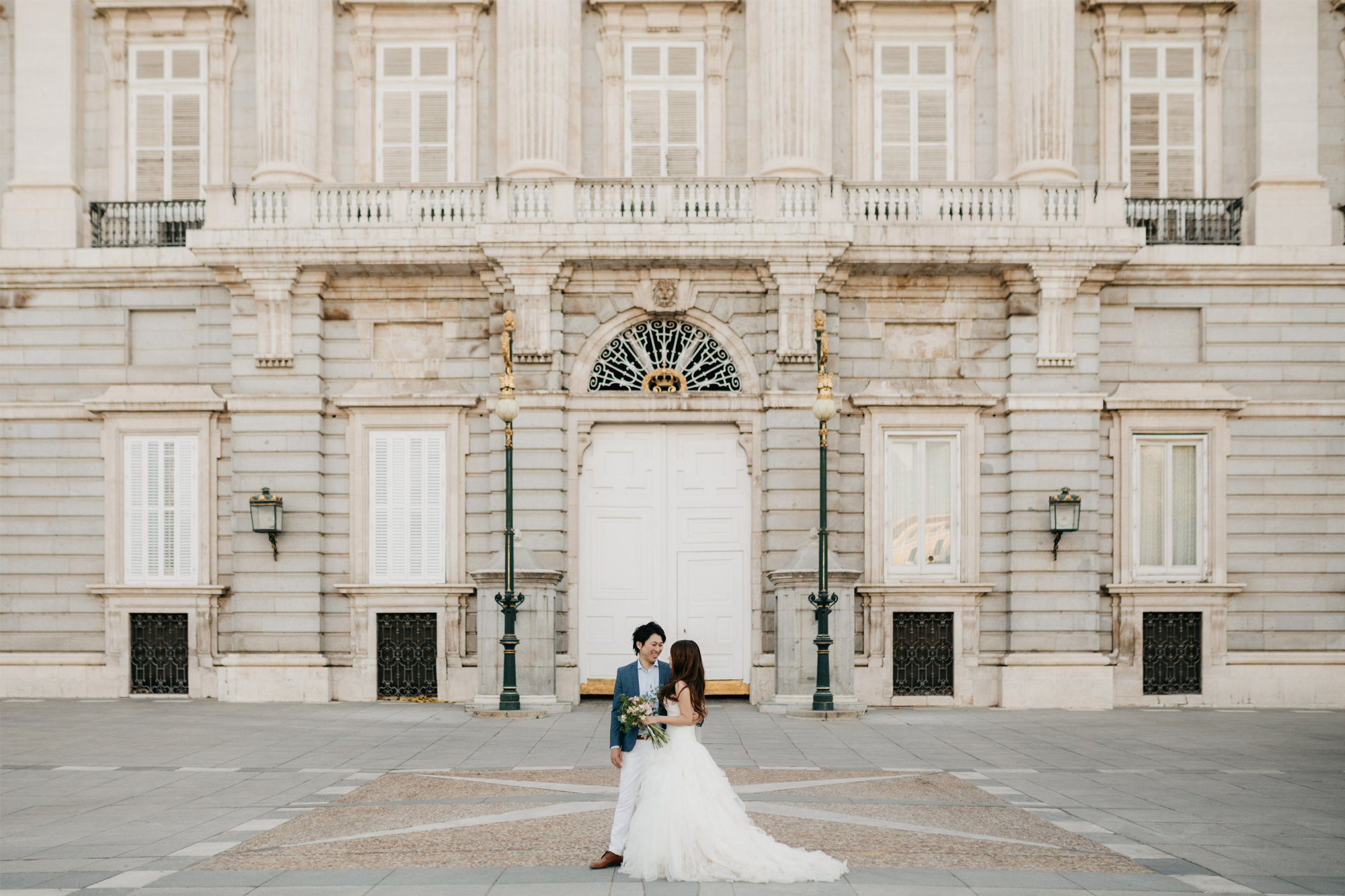 Madrid wedding photo at Royal Palace